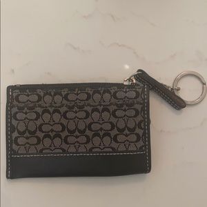 Authentic Coach keychain coin purse